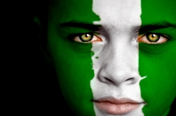 Nigerian Flag_face of a boy